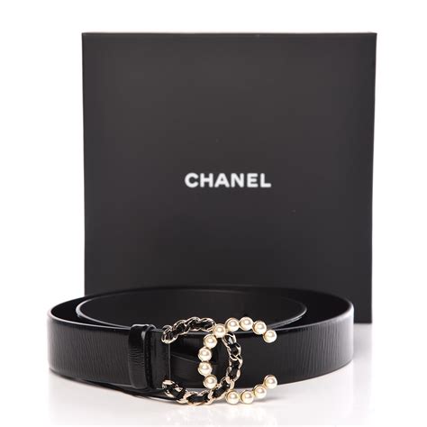 chanel pearl belt bag|genuine leather chanel belt women.